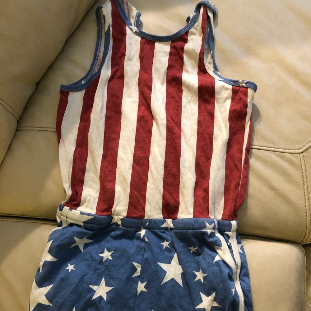 American Flag Romper